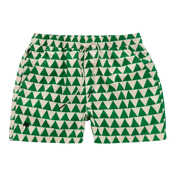 Triangle Jungle Swim Shorts // Multi