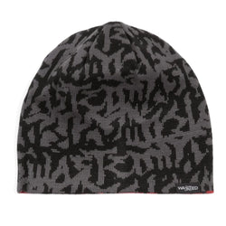 Brow Beanie Reverse Feeler // Charcoal/Fire Red
