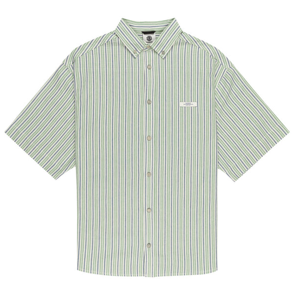 Cambridge SS Shirt // Oxford Egret/Green/Navy