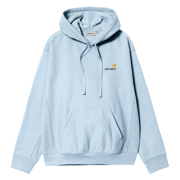 Hooded American Script Sweat // Frosted Blue
