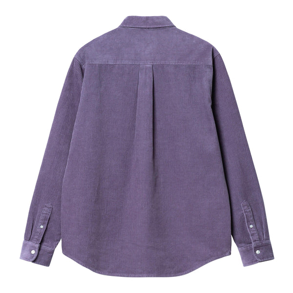 Chemises - Carhartt WIP - L/S Madison Cord Shirt // Glassy Purple/Black - Stoemp