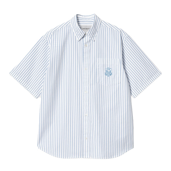 SS Linus Shirt // Linus Stripe // Bleach/White