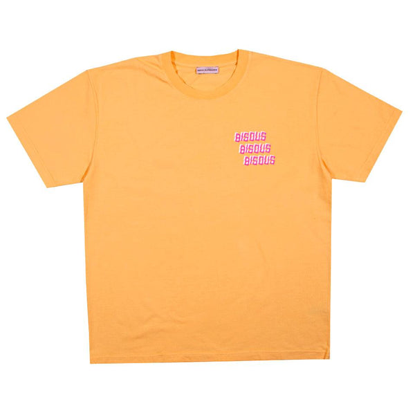 T-shirts - Bisous Skateboards - Bisous x3 Back T-shirt // Light Orange - Stoemp