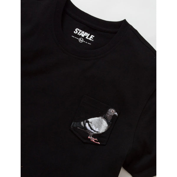 T-shirts - Staple - Pigeon Pocket Tee // Black - Stoemp
