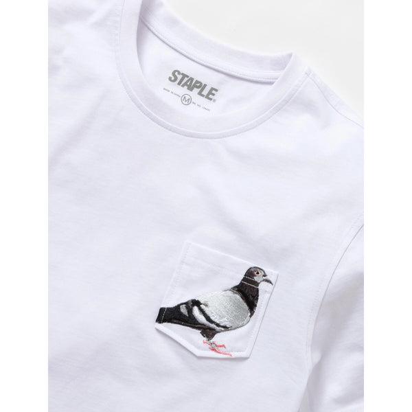 T-shirts - Staple - Pigeon Pocket Tee // White - Stoemp