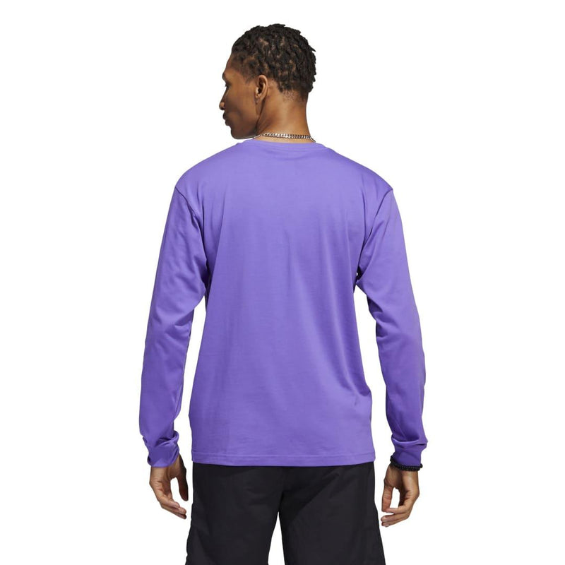 T-shirts - Adidas Skateboarding - Shmoofoil Pool Ls Tee // Purple Rush/Multicolor // HC2200 - Stoemp