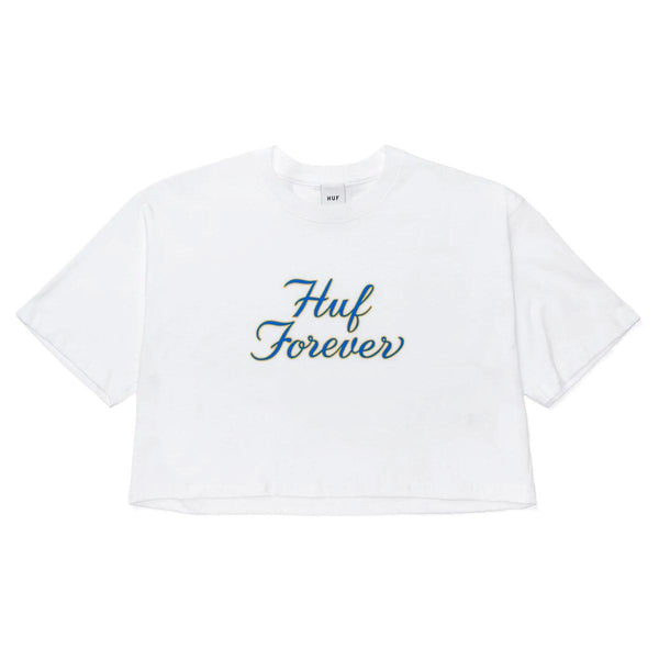 T-shirts - Huf - Forever SS Crop Tee // White - Stoemp