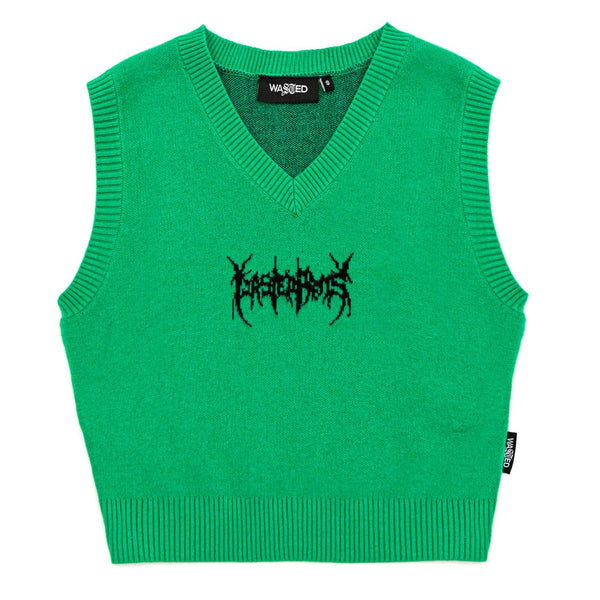 Pulls - Wasted Paris - WM Sweater Vest Mortem // Spring Green - Stoemp