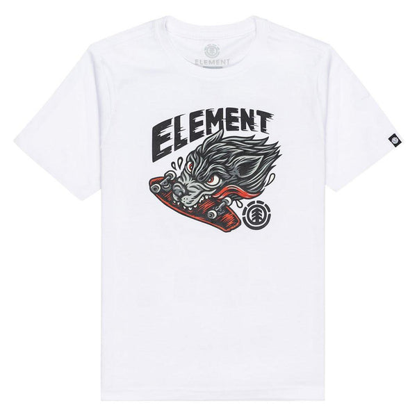 T-shirts - Element - Wolf Boys Tee // White - Stoemp