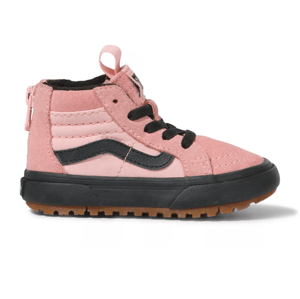 Sneakers - Vans - Sk8-Hi Zip MTE-1 Toddler // Powder Pink/Black - Stoemp