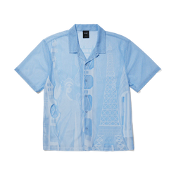 World Tour SS Lace Shirt // Cloud Blue