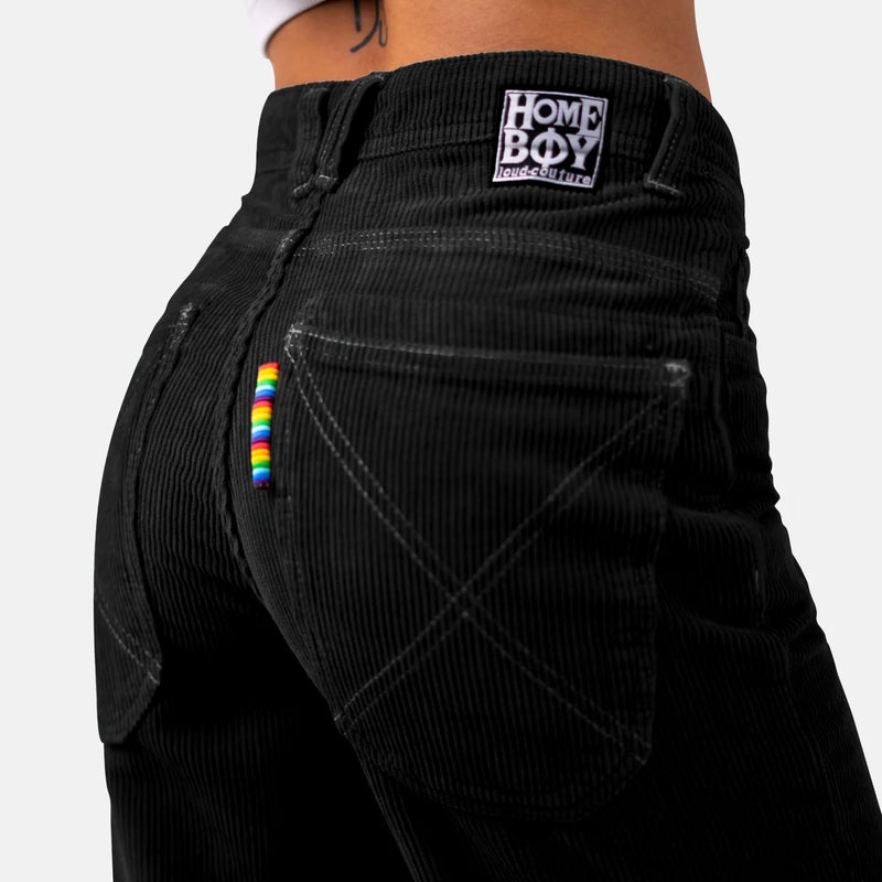 X-tra Cord Baggy Pants // Black