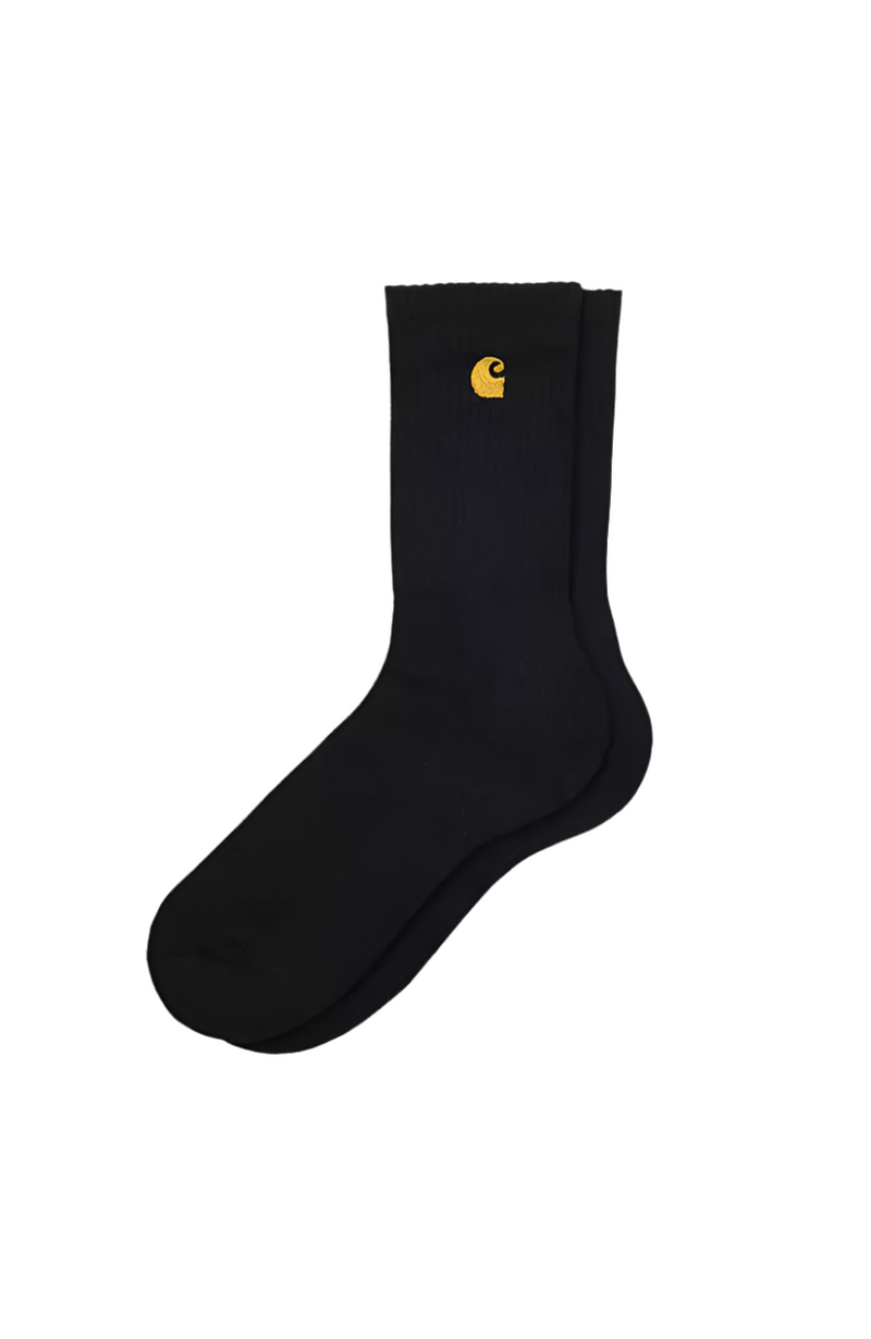 Chase Socks // Black/Gold