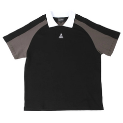 Midfield Pique Polo Shirt // Black/Grey