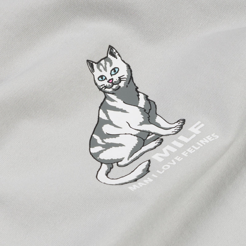 Man I Love Felines Tee // Grey