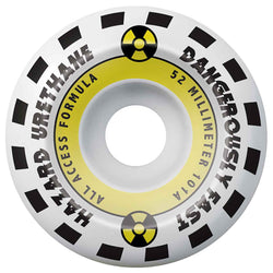 Emergency Conical Wheel // White/Yellow  // 101a // 52mm