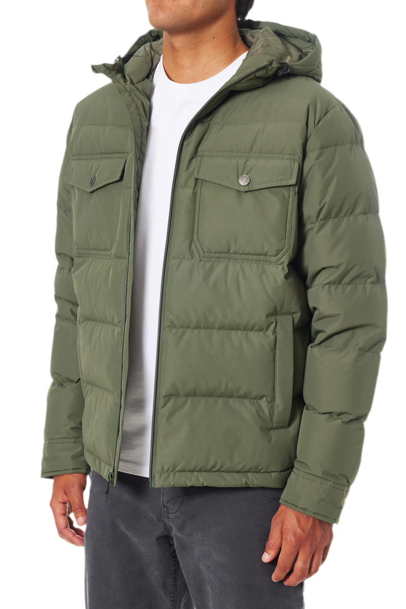 Otg Summit Hooded Down Jacket // Thyme