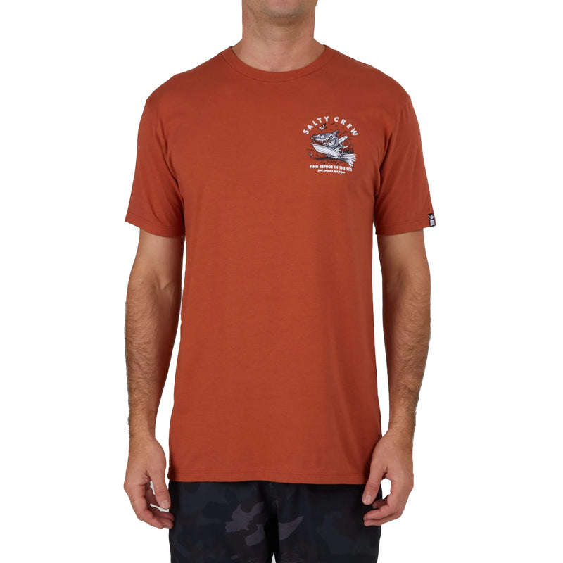 Hot Rod Shark  Premium SS Tee // Rust