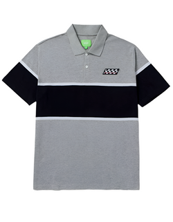 Power Unit SS Polo Shirt // Grey