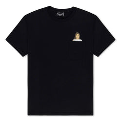 Flashing Kittys Pocket Tee // Black