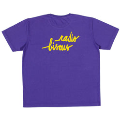 Radio T-shirt // Purple
