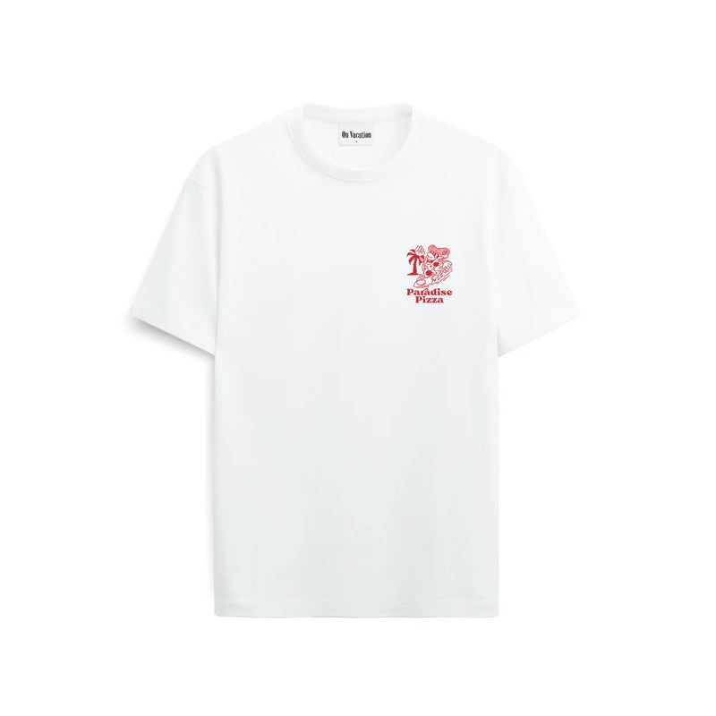 Paradise Pizza T-shirt // White