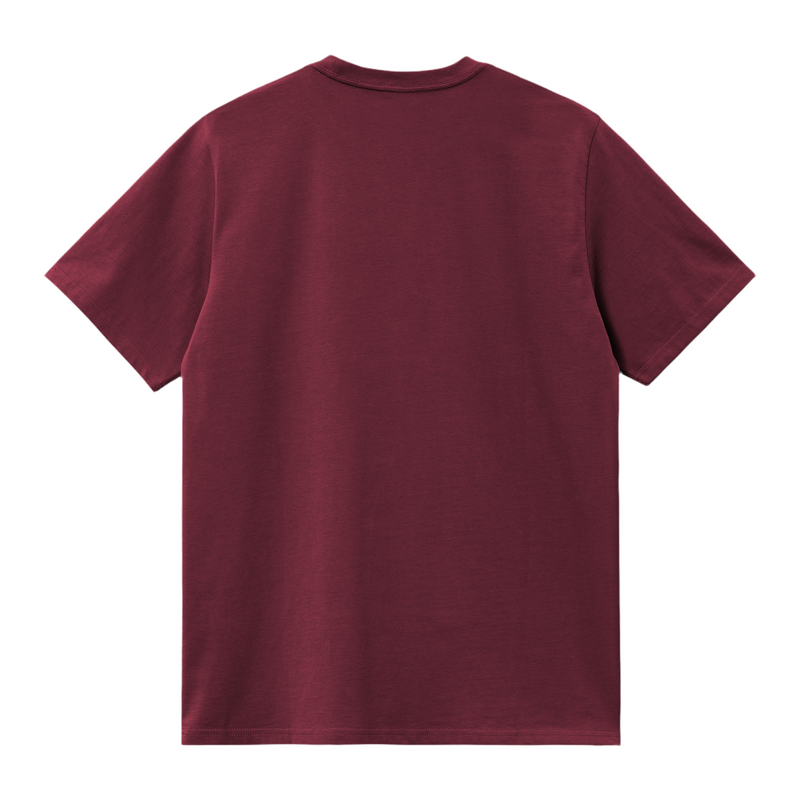 SS American Script T-shirt // Malbec