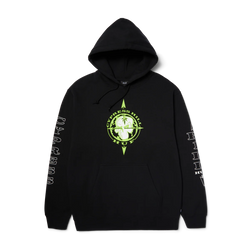 Blunted Compass PO Hoodie // HUF x Cypress Hill // Black