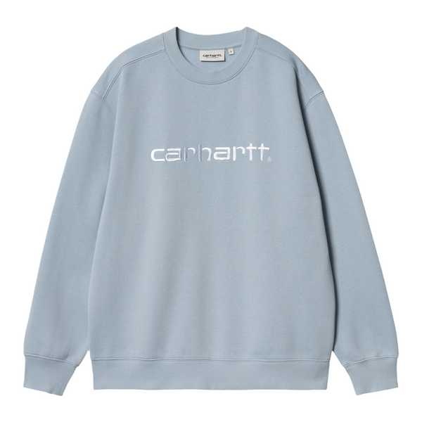 W' Carhartt Sweat // Misty Sky/White