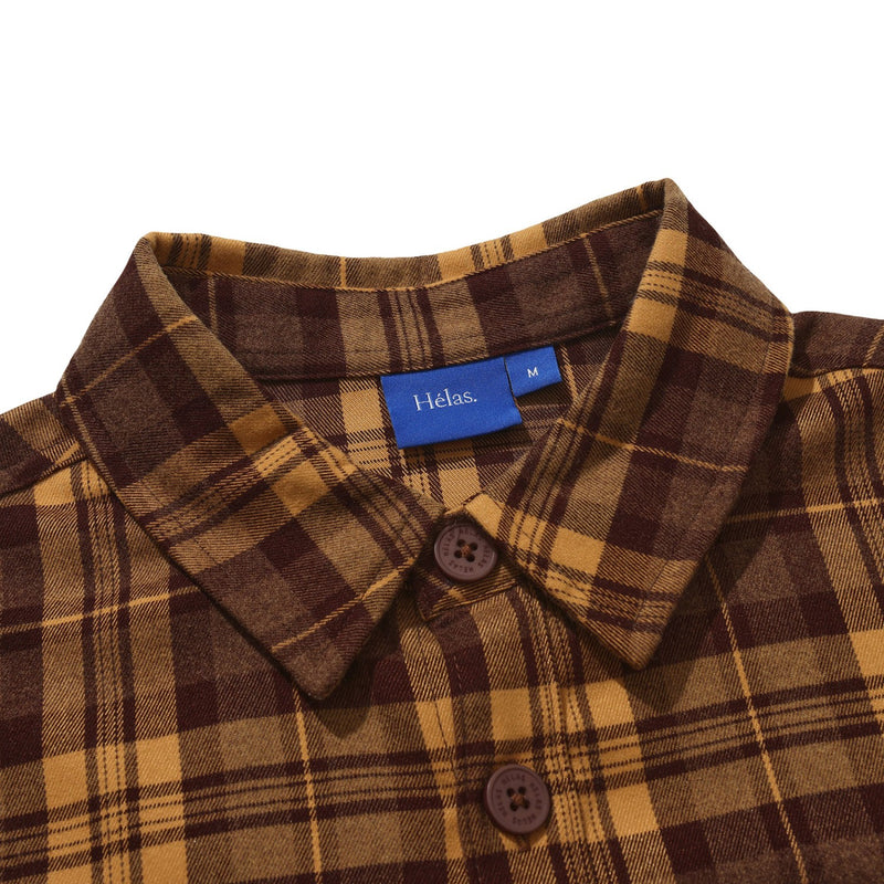 Flaner LS Shirt // Brown