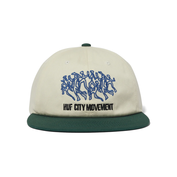 Movement 6 Panel Snapback // Linen