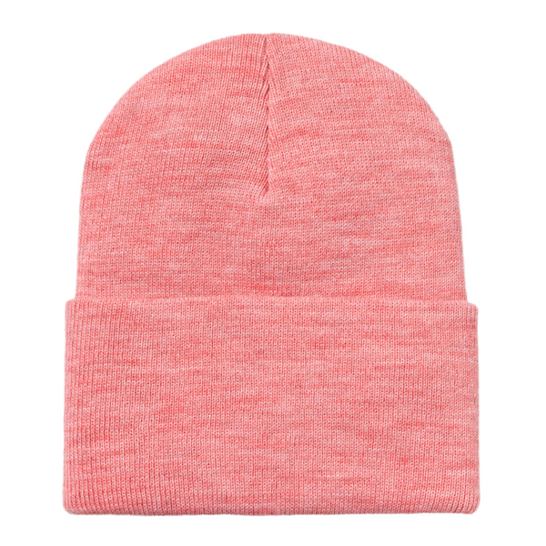 Acrylic Watch Hat // Dusty Rose Heather