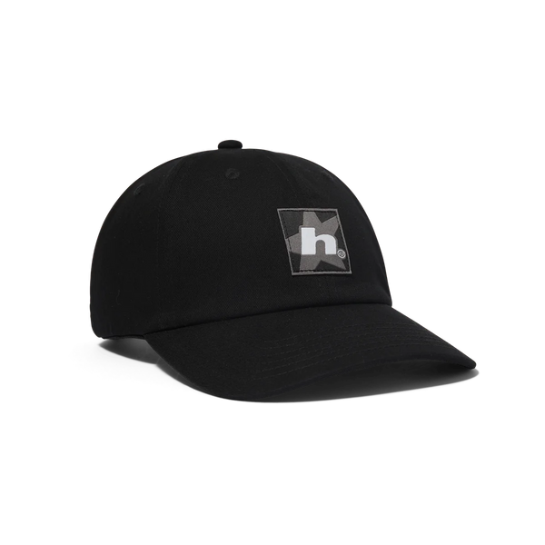 Star Box Logo 6 Panel Cv Hat // Black