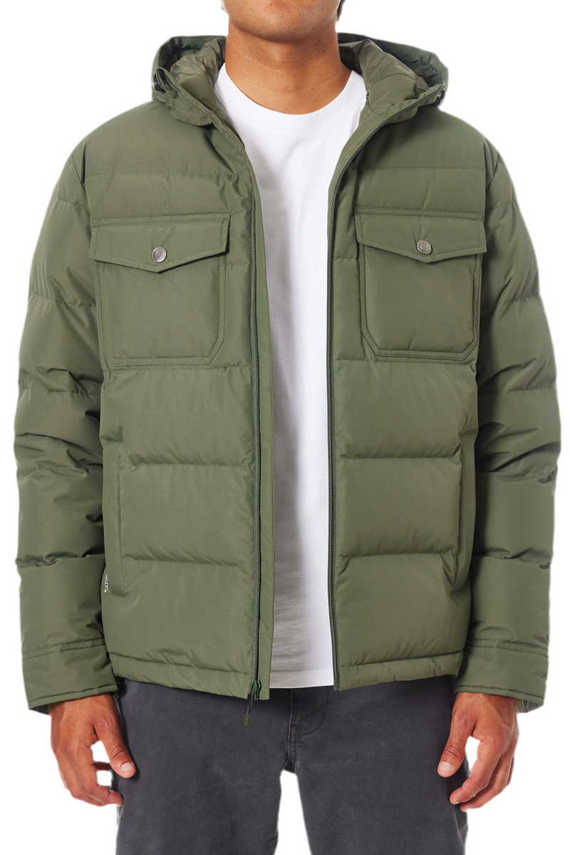 Otg Summit Hooded Down Jacket // Thyme