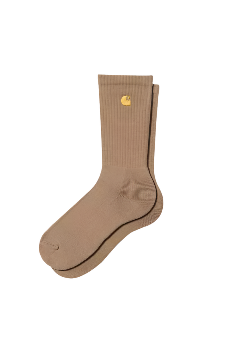 Chase Socks // Peanut/Gold