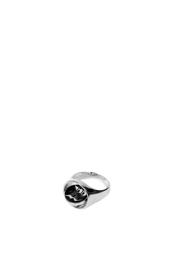 Lethal Flip Ring // Silver/Black