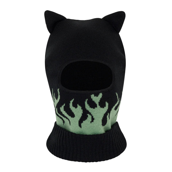 Volt Kitty Ears Balaclava // Black