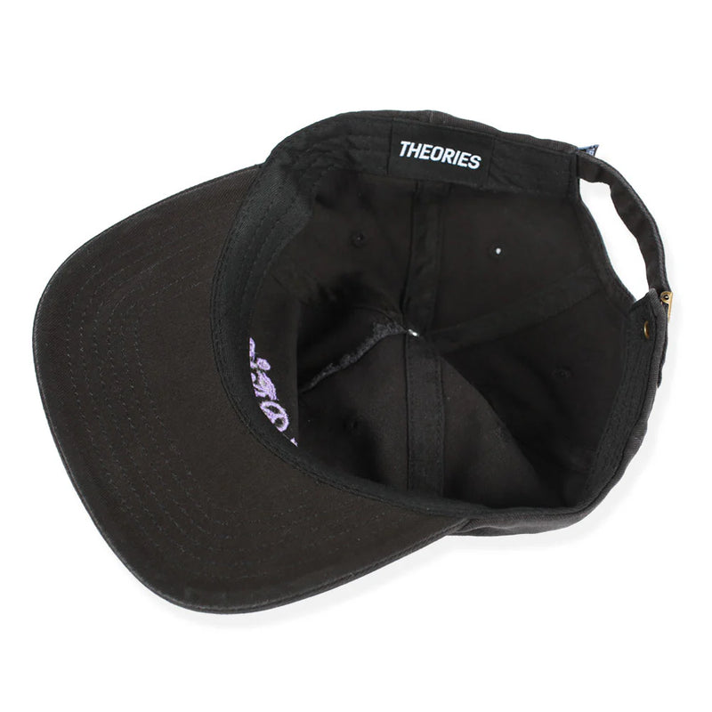 Coexist Snapback Denim Hat // Washed Black