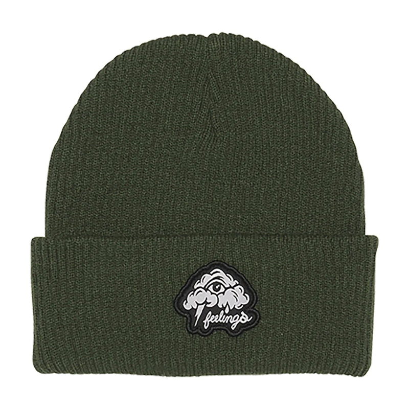 Clouds Patch Beanie // Black Forest
