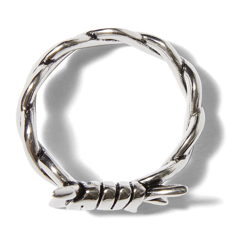 Barbed Wire Ring // Silver