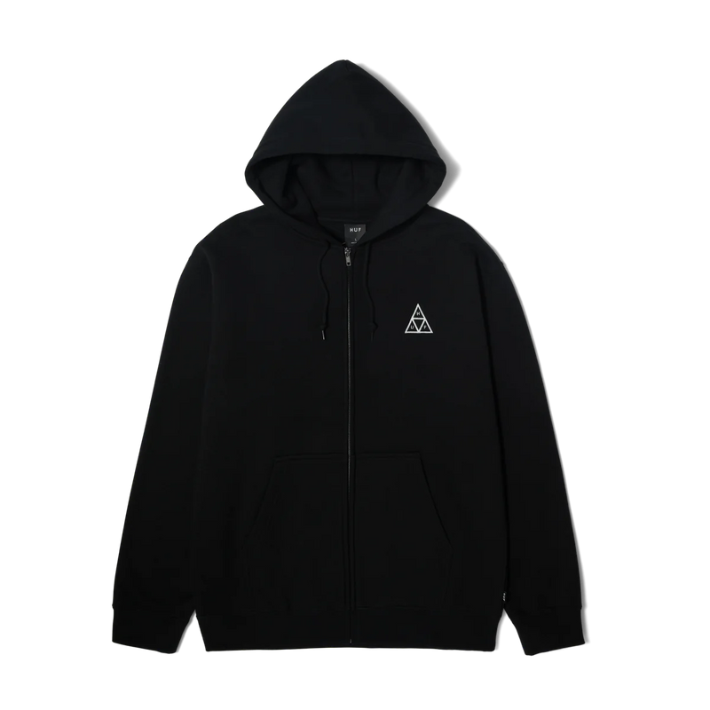 Huf Set TT Full Zip Hoodie // Black