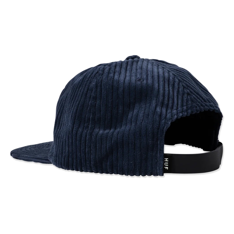 Casquettes & hats - Huf - Box Logo Cord 5-Panel Hat // Navy - Stoemp