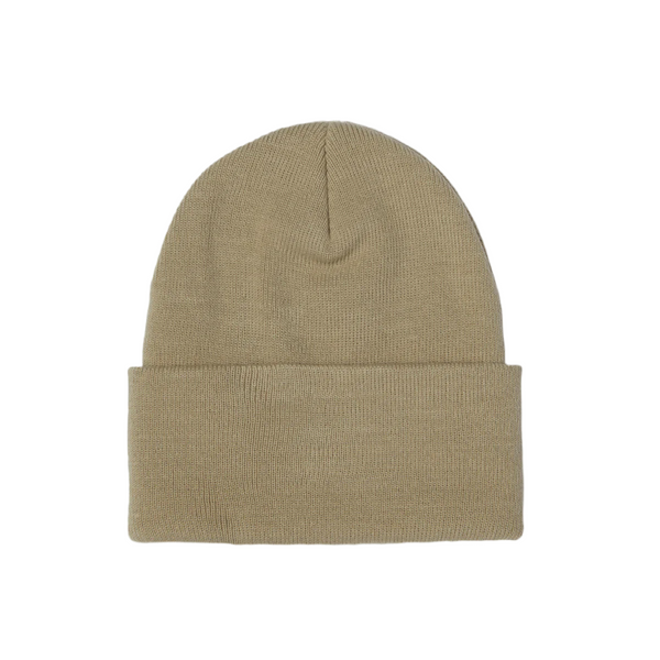 Star Box Logo Beanie // Putty