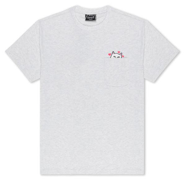 Nermal Love Pocket Tee // Ash Heather