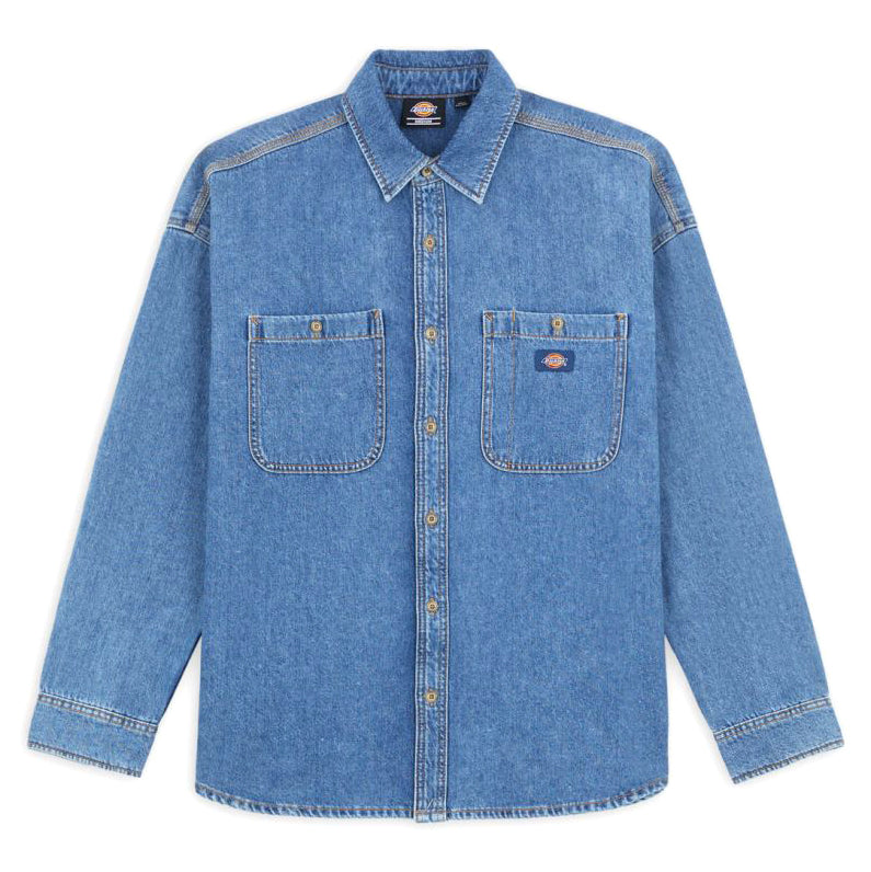 Houston LS Shirt // Classic Blue