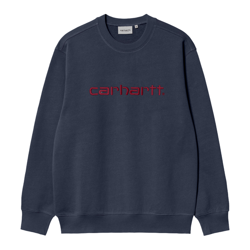 Carhartt Sweat // Air Force Blue/Malbec