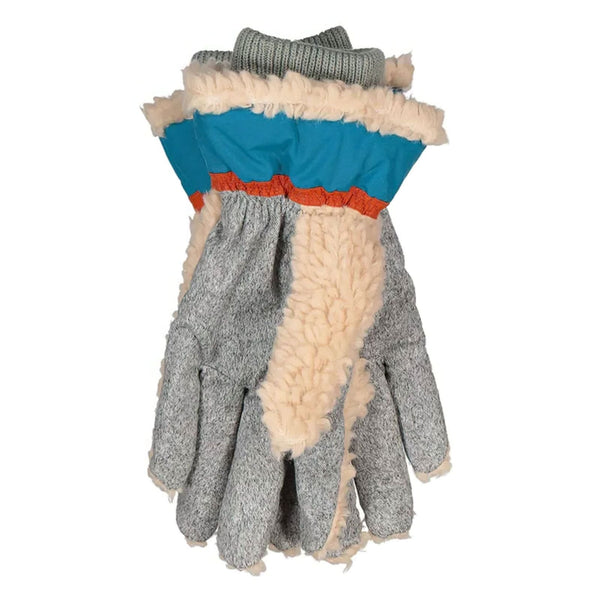 gants elmer en laine beige vu du dessous