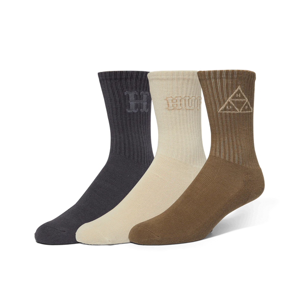 Core 3 Pack Crew Sock // Multi