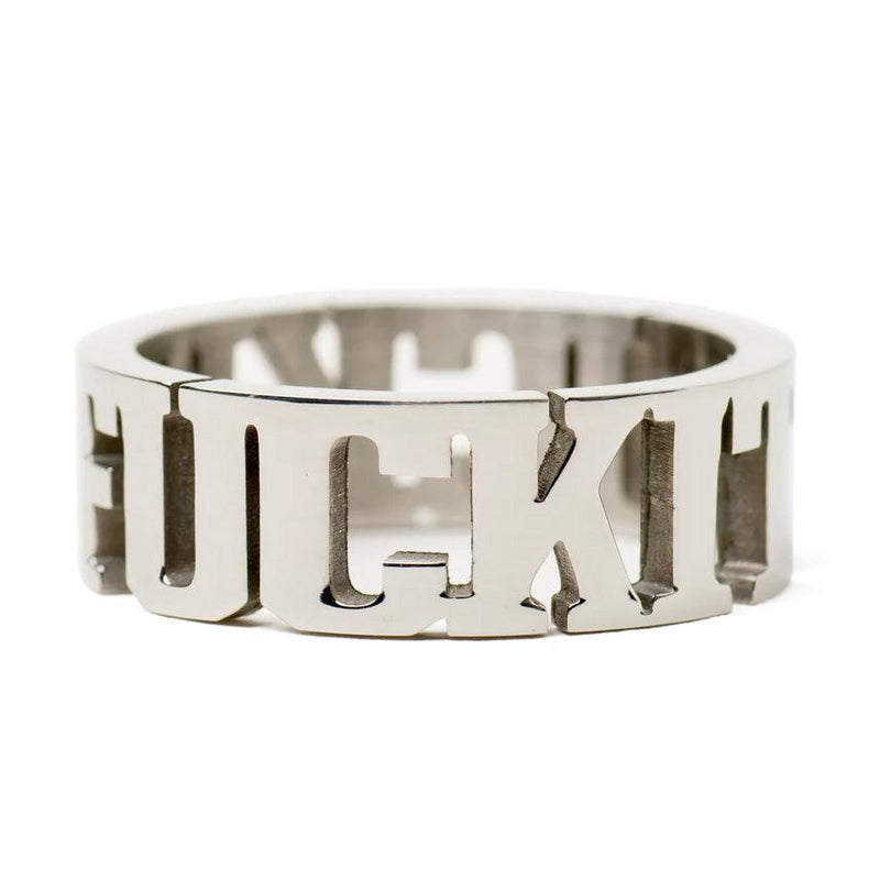 Autres - Huf - Fuck It Ring // Silver - Stoemp