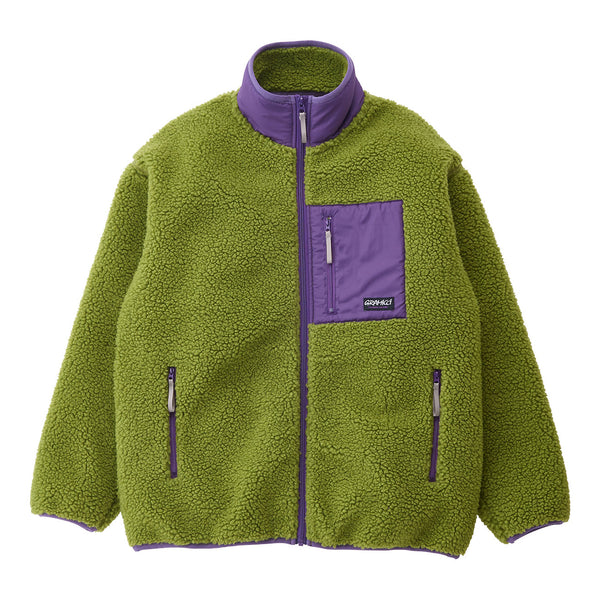Sherpa Jacket // Dusted Lime